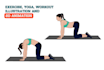 do exercise, yoga, workout illustration and 2d animation