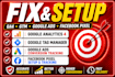 fix setup google analytics 4, tag manager ads conversion tracking facebook pixel