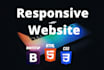 design a website with HTML5, css3 and bootstrap4