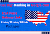 do english USA press release link building