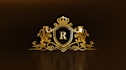 create elegant luxury gold, silver metal 3d logo reveal intro