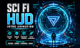 create cinematic sci fi hud intro and futuristic vfx animation