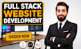 build a full stack web app using react next js or mern stack