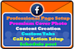 set up your fb page, insta page, and manage social accounts
