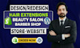 build a beauty salon, barber shop, spa, nail, and hair extensions website
