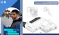 draw your project in autocad, rhinoceros or sketchup for you