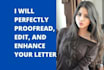 revise recommendation letter, reference letter edit, improve wording