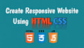 create responsive website using html css
