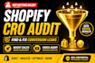 do shopify store cro audit to fix low conversion and increase sales