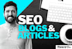 write engaging SEO blog posts and articles for your website