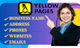 find business database from yellow pages