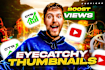 design best eye catchy youtube thumbnail