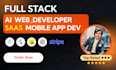 do custom website development as full stack developer frontend backend developer