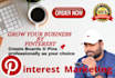 be your pinterest marketing manager and create SEO pins for growth