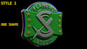 do spin animation your logo coin text or object in 3d style