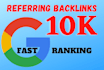 make referring domain backlinks for website ranking