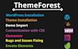 do wordpress theme installation and customization