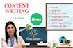 write SEO articles or blogs about medical and healthcare