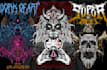 do custom darkart, horror, metal illustration for your brand