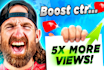 design catchy viral youtube thumbnail that boosts CTR, views
