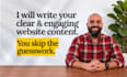 write your website content, seo homepage, landing page copy