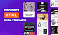 design professional responsive HTML email template