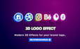 conver your logo into 3d style
