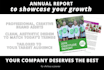 create an annual report for you