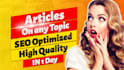 write articles on any topics