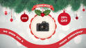 do Christmas Sales Video Promotion with Logo