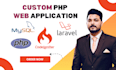develop custom PHP codeigniter web application