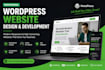 create modern responsive wordpress website with premium design