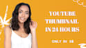 design high resolution youtube thumbnail professionally