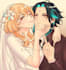 draw halfbody couple for you