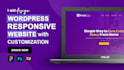 design and develop modern professional wordpress websites
