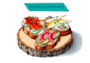 draw a realistic food illustration