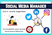 be your reliable social media manager