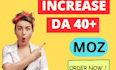 moz da domain authority 40 plus