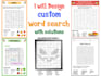 create custom word search puzzles with solutions