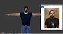 create your real 3d model from your face