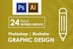 do graphic design in 24hours
