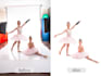 remove edit and clean background for dance studio photoshoot
