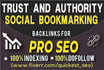seo dofollow bookmarking submission backlinks for pro service