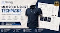 create a men polo tshirt tech pack in one day