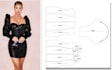 a freelance seamless pattern, sewing pattern marking