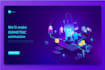 animate isometric svg for web