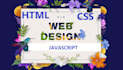 make a dynamic website frontend with html, css, javascript