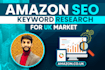 do amazon keyword research for UK market