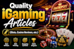 write high quality SEO igaming articles