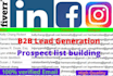 do b2b lead generation and linkedin leads
